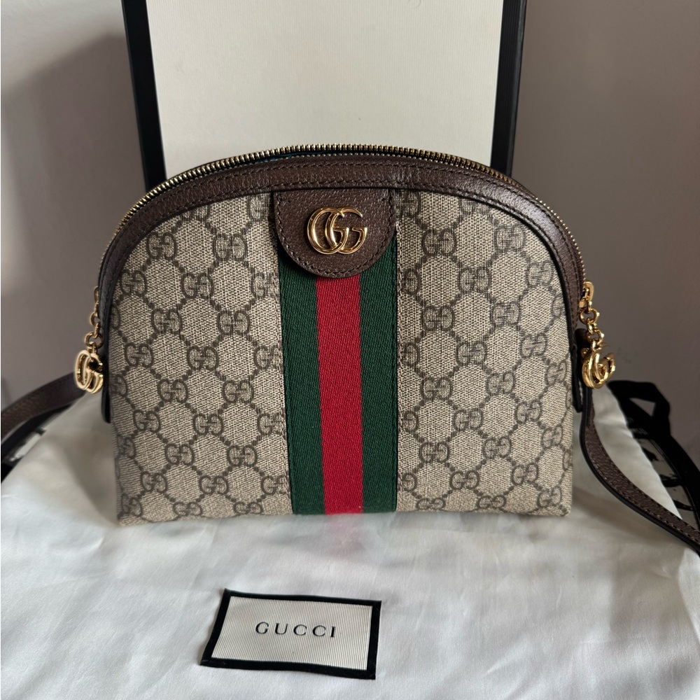Gucci Ophidia Small Shoulder Bag with Iconic Monogram